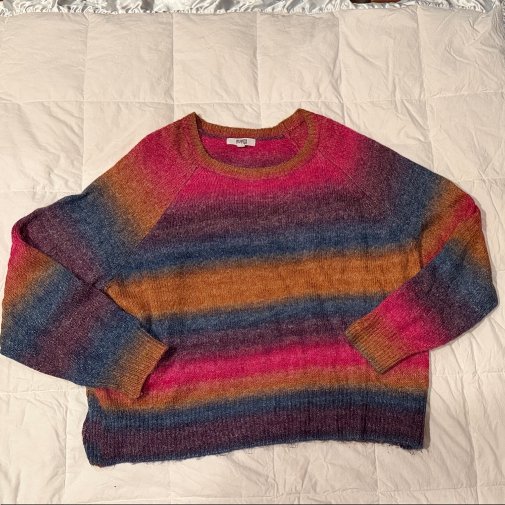 Bb Dakota Steve Madden Multicolor Striped Women's Sweater